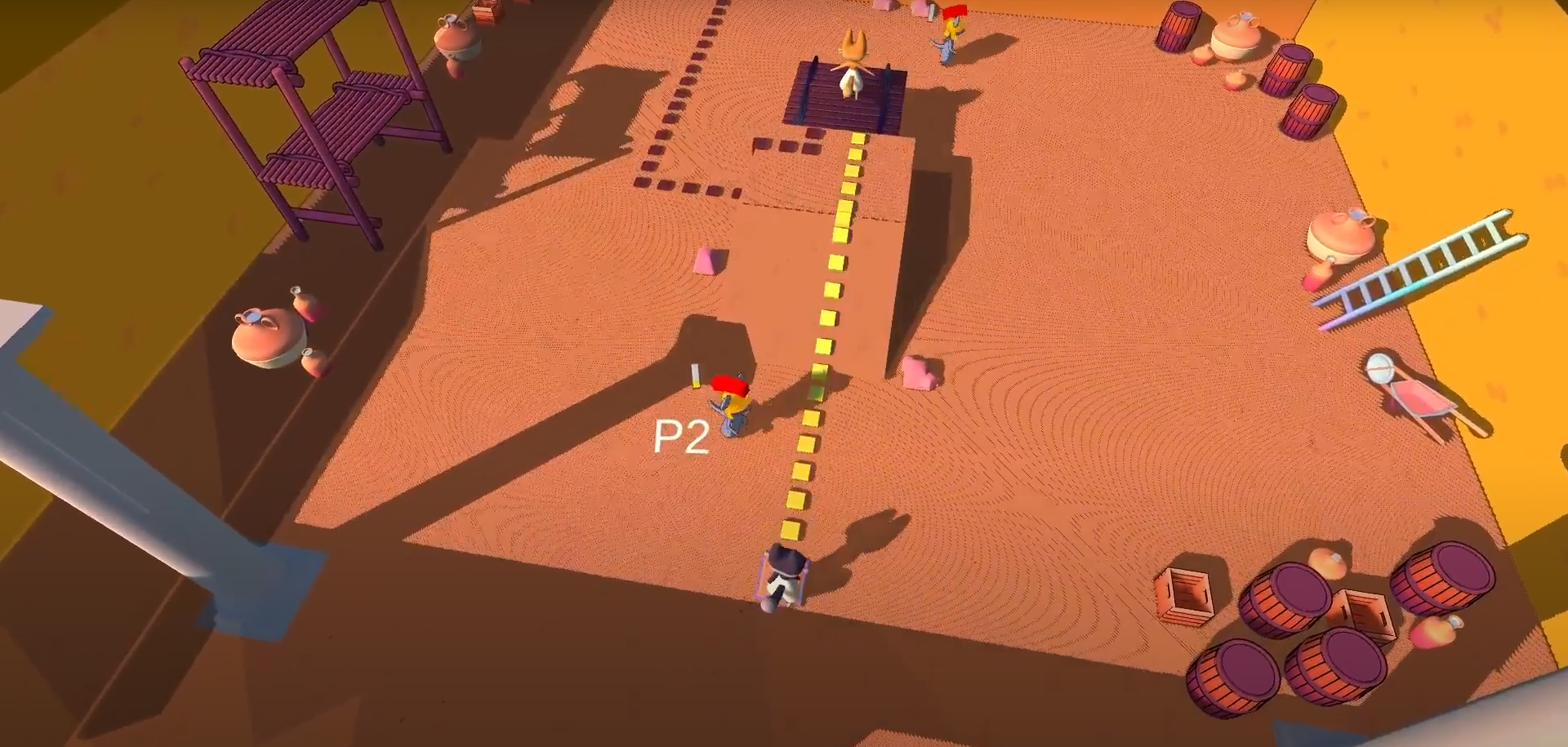 A two-player networked cooperative stealth puzzler.